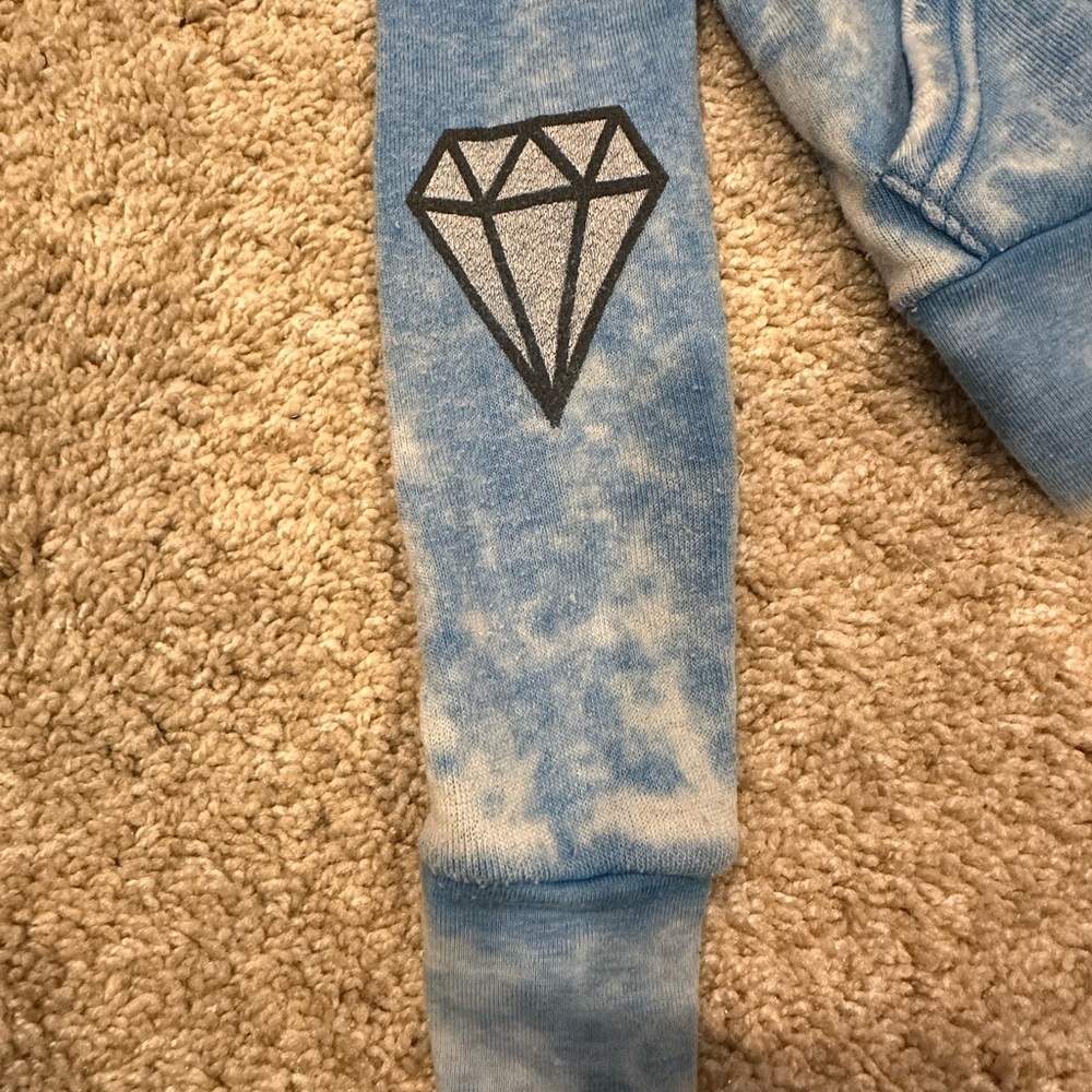 Rowdy Sprout Blue Pink Floyd Kids Hoodie - Picture 10 of 11